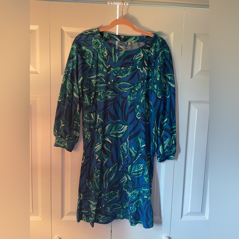 Lilly Pulitzer Eliana Cotton Tee Shirt Dress - Small